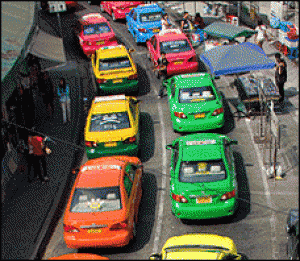 لألوان السيارات معاني في بانكوك