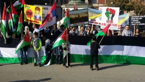 السفارة الفلسطينية واقليم فتح في صربيا ينظمون وقفة نصرة للأقصى وفلسطين