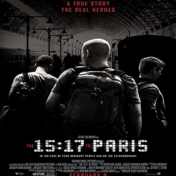 فلم الدراما والإثارة قطار الـ15:17 إلى باريس The 15:17 to Paris 2018 مترجم للعربية