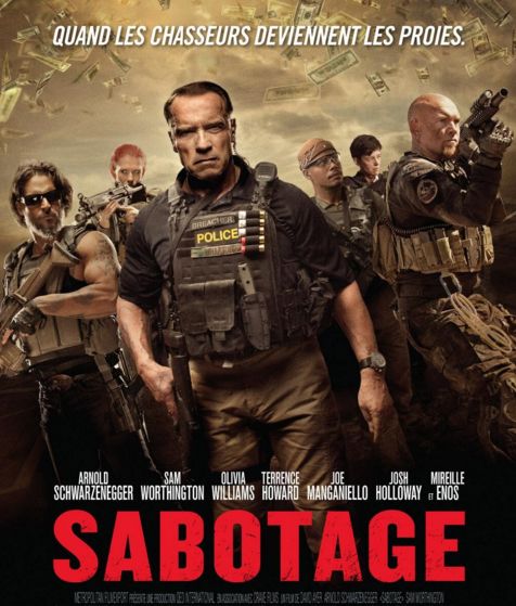 فلم الاكشن والجريمة المثير تخريب Sabotage 2014 مترجم
