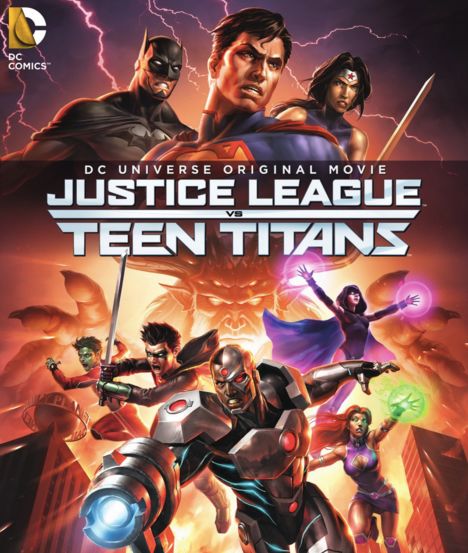 فلم انيمشن الاكشن والخيال Justice League vs Teen Titans 2016 مترجم