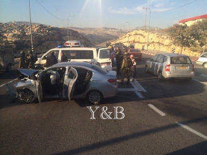  إصابة 4 جنود إسرائيليين بعملية دهس قرب سلفيت