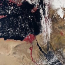  ما السر وراء ظهور نهر النيل باللون الأحمر؟