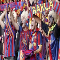 جماهير برشلونة تصفر على النشيد الأسباني!