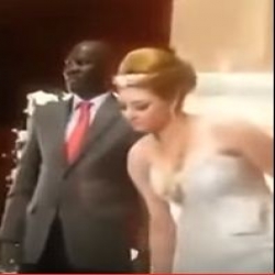 فيديو يشعل مواقع التواصل- زفاف أجمل جميلات لبنان على شاب سوداني