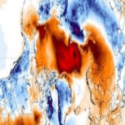 وجة حر قياسية في القطب الشمالي