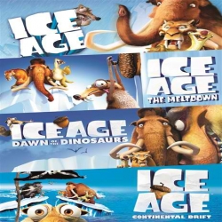 سلسلة افلام وحلقات كرتون العصر الجليدي Ice Age الرائعه