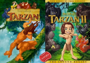 مشاهدة ثنائية فلم الكرتون الجميل طرزان Tarzan 1+2 مدبلج للعربية