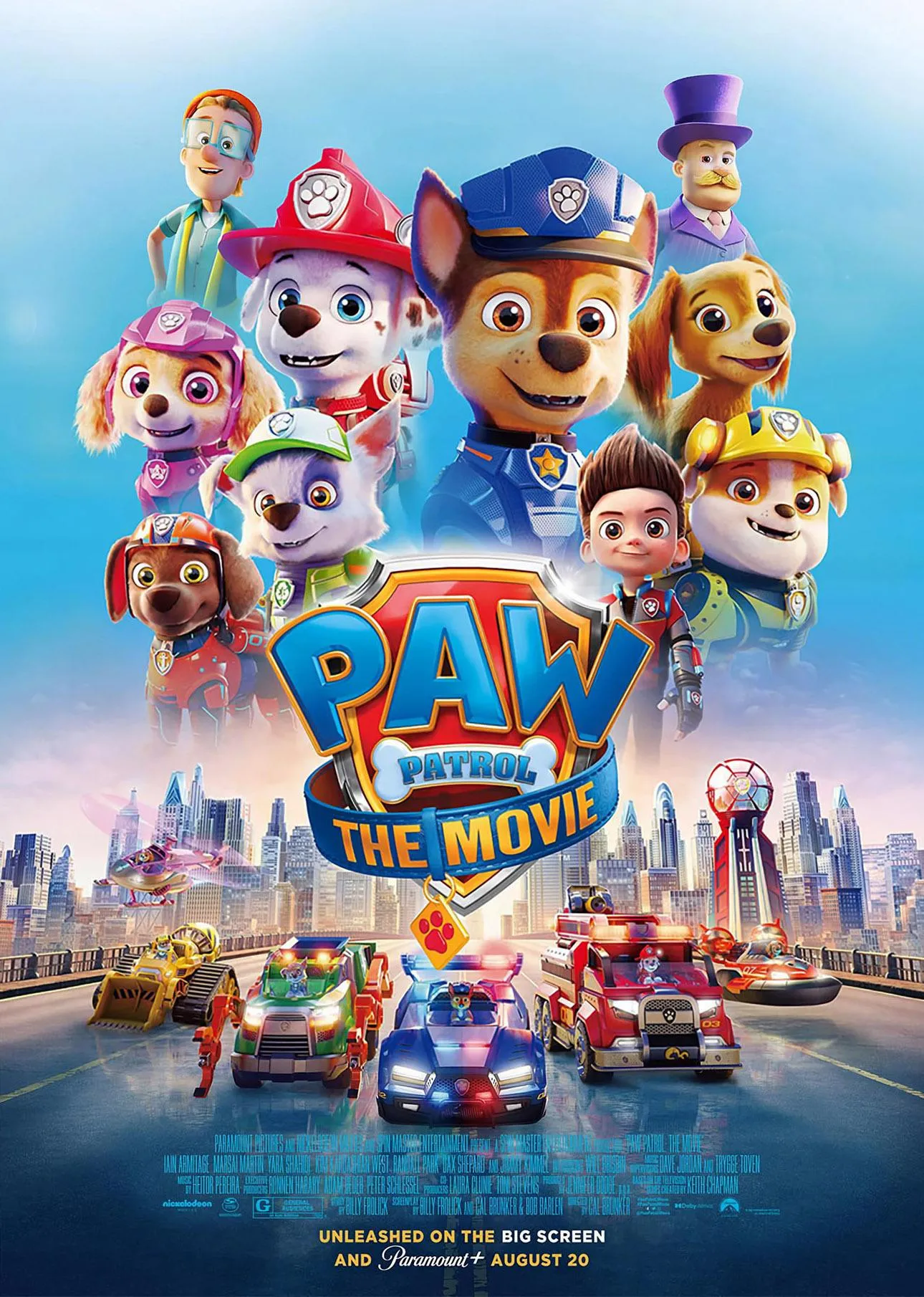 فيلم الكرتون دوريات المخلاب PAW Patrol The Movie 2021 مدبلج