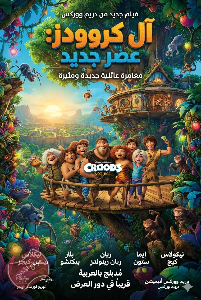 فيلم كرتون عائلة كرودز: عصر جديد The Croods: A New Age 2020 مدبلج للعربية